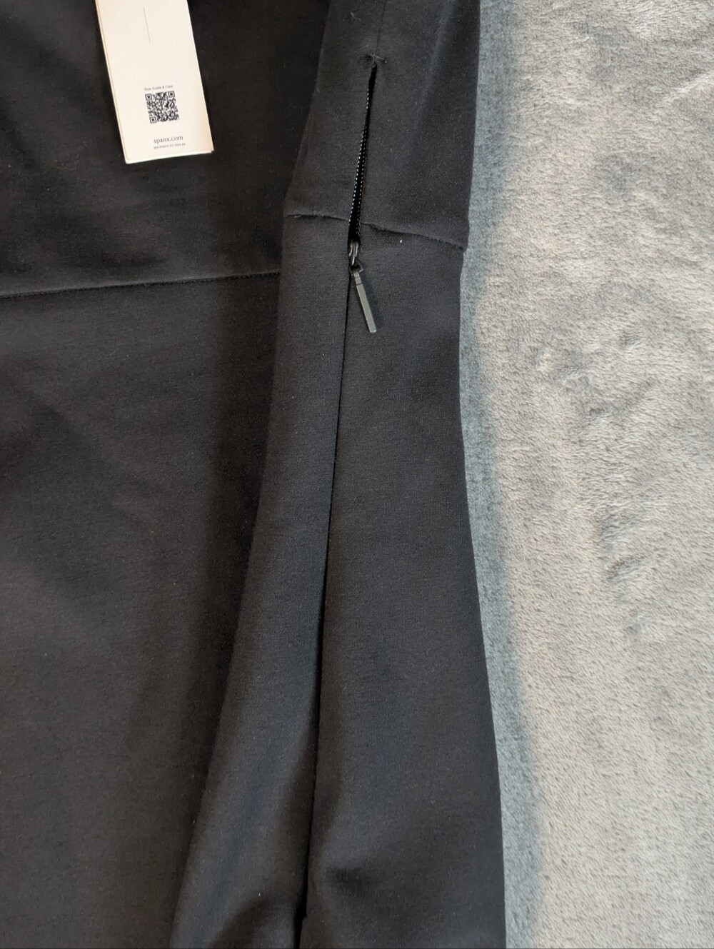 NWT Spanx Ponte Shaping Midi Tank Dress - Classic Black (Size S) - Picture 8 of 10